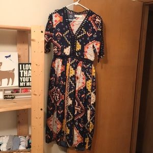 Vintage meets modern styled dress